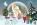 Dessin : un bonhomme de neige dans une bulle et d’autres personnages, avec de nombreuses références à la culture russe.