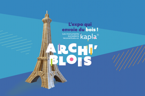 Une tour Eiffel en Kapla : Arch’Blois, l’expo qui envoie du bois ! Les monuments européens reconstitués en kapla.